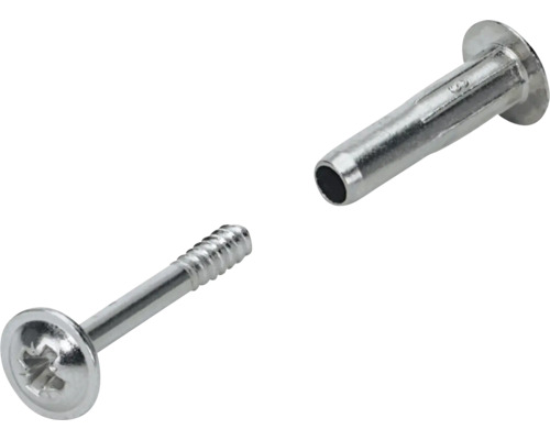 Exzenterschraube und Gehäuse für Möbelverbinder