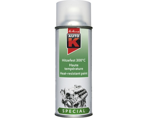 Auto-K Special Lackspray Klarlack 400 ml Hitzefest bis 300° C Auto K Hitzefestes 300 Grad Celsius Spezial-Spray