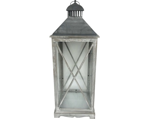Dekorative Laterne aus Holz und Glas