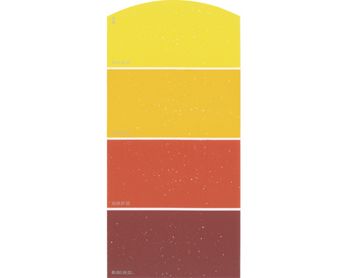 Farbmuster mit verschiedenen Farbtönen