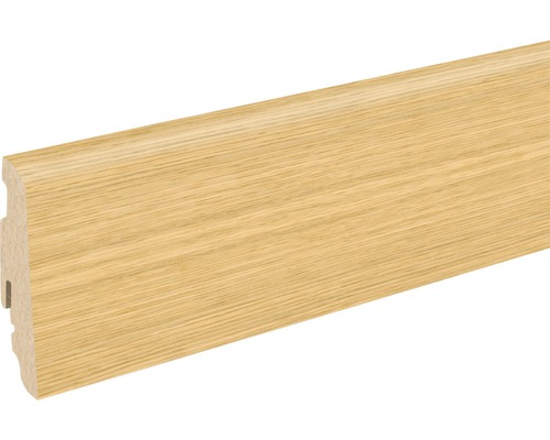 Sockelleiste MDF eiche allegro furniert 19x58x2400 mm Holzfußleiste