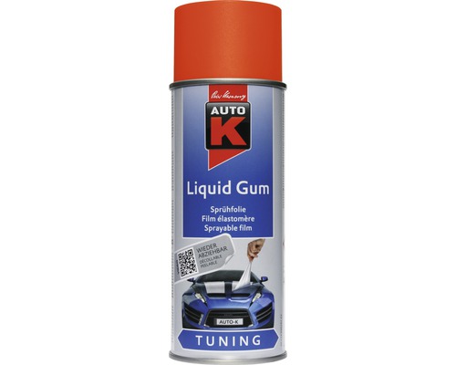 Auto-K Tuning Liquid Gum Sprühfolie neon orange 400 ml Auto K Flüssiggummi Sprühfolie Dose