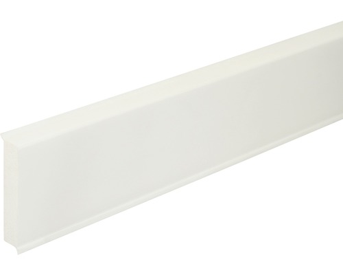 Schaumleiste K0211 PVC mit Dichtlippe weiß 12x58x2500 mm Sockelleiste aus Kunststoff