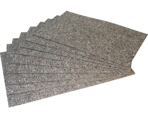 Mehrere graue Bautenschutzmatten