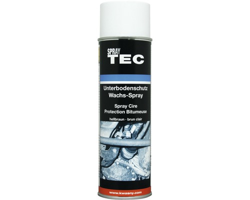 SprayTec Unterbodenschutz Wachs Spray hellbraun 500 ml Spraydosen Unterbodenschutz Wachs Spray