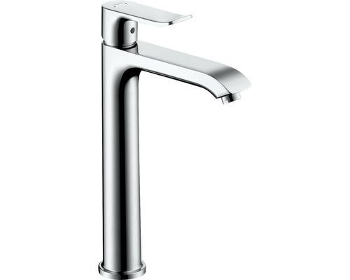 Waschtischarmatur hansgrohe Metris 200 mit hohem Auslauf 31183000 chrom glänzend Hoher Waschtischmischer für das Badezimmer