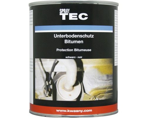 SprayTec Unterbodenschutz Bitumen Streichlack schwarz 1300 g Spraytec Bitumen Unterbodenschutz Dose