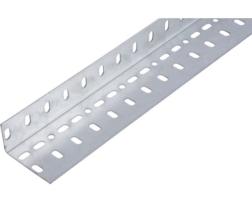 Conceptor Winkelprofil gelocht verzinkt 60x35x1 mm, 2m silber Conceptor Winkelprofil gelocht verzinkt 60x35x1 mm, 2m silber