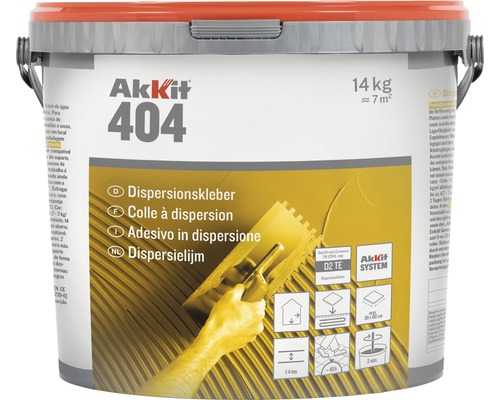 Akkit 404 Dispersionskleber gebrauchsfertig D2 TE 14 kg-0
