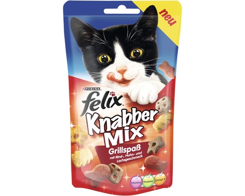 Katzensnack FELIX KnabberMix Grillspaß 60 g