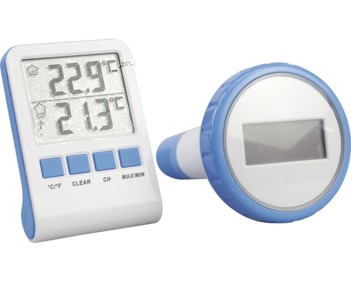 Innen- und Außenthermometer und Schwimmbadthermometer