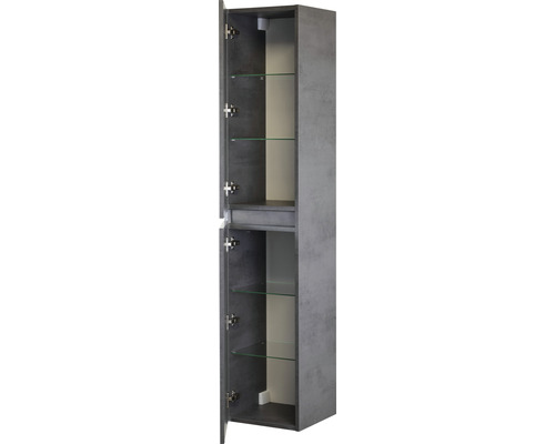 Badezimmerschrank mit Glasablagen
