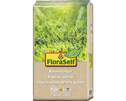 Rasendünger FloraSelf Nature 7,5 kg / 115 m²