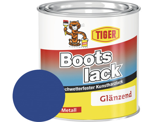Tiger Bootslack glänzend RAL 5010 einzianblau 375 ml