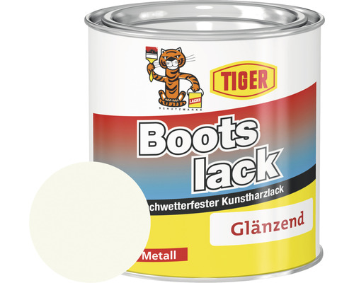 Tiger Bootslack glänzend RAL 9001 cremeweiß 375 ml