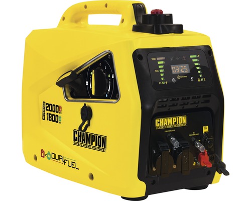 Stromerzeuger Inverter Champion 82001i Dual-Fuel Benzin & Gas 2000W 2x 230V-0