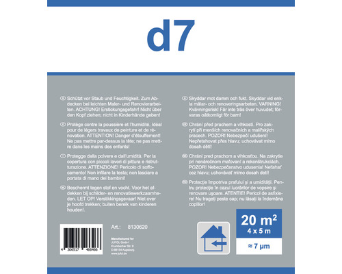 d7 Abdeckung zum Schutz vor Staub und Feuchtigkeit