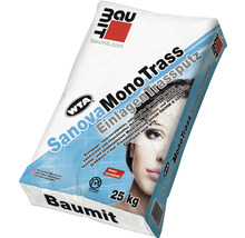Sack Sanova MonoTrass Einlagen Trassputz 25 Kilogramm