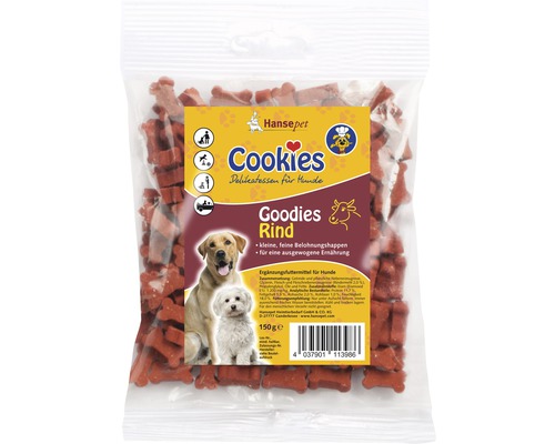 Hundesnack Cookies Goodies Rind 150 g