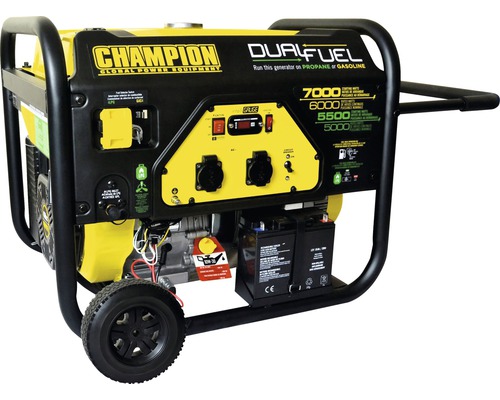 Stromerzeuger Champion CPG7500E2 Dual-Fuel Benzin & Gas 7000W 2x 230V