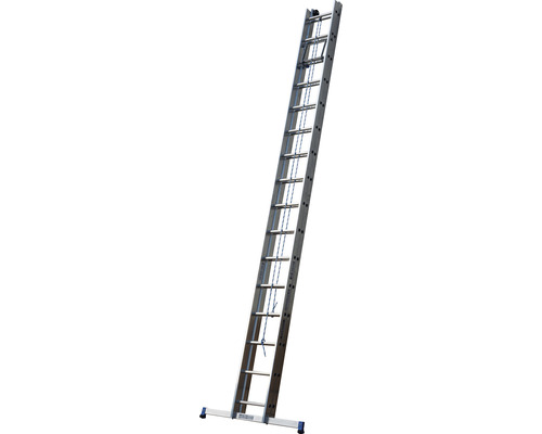 Ausgezogene Aluminium-Schiebeleiter