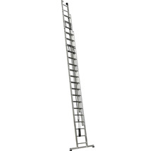Ausgezogene Aluminium Schiebeleiter