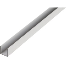 U-Profil Aluminium silber blank 15 x 15 x 1,5 mm 1,5 mm , 2,6 m-thumb-0