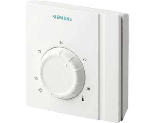 Raumthermostat Siemens RAA21 mit Sollwert-Knopf Raumthermostat Siemens RAA21 mit Sollwert-Knopf