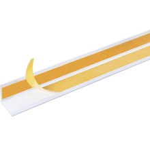Winkelprofil PVC weiß selbstklebend 10 x 10 x 1 mm 1,0 mm , 2,6 m-thumb-0