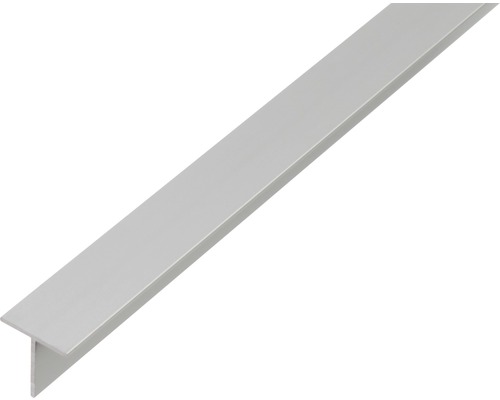 T-Profil Aluminium silber blank 20 x 20 x 1,5 mm 1,5 mm , 2 m