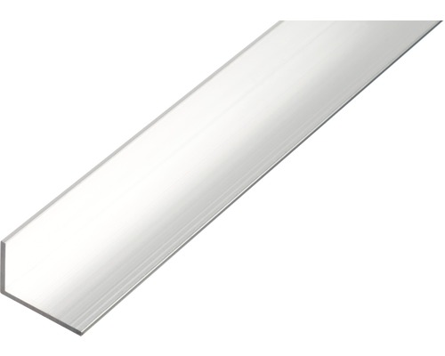 Winkelprofil Aluminium silber blank 40 x 20 x 2 mm 2,0 mm , 1 m