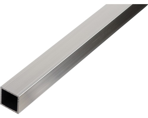 Vierkantrohr Aluminium 20x20x1,5 mm, 1 m Vierkantrohr aus Aluminium