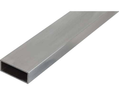 Rechteckrohr Aluminium 50x20x2 mm, 1 m Aluminium Rechteckrohr