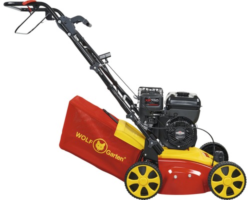 Wolf Garten Rasenmäher mit Fangkorb