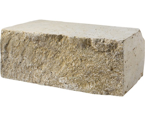 Mauerstein Travertin Roma creme 40x15x20 cm