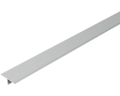 T-Profil Aluminium silber 25x9 mm, 2,6 m