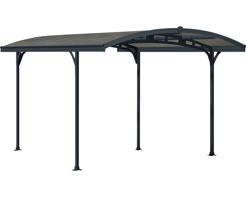 Freistehendes Carport mit gewölbtem Dach