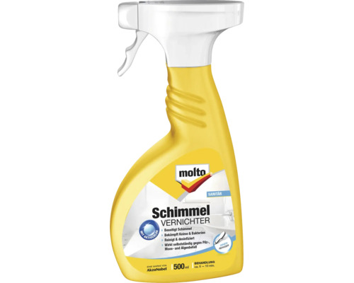 Molto Schimmel Vernichter 500 ml Molto Schimmel Vernichter in einer 500 ml Sprühflasche zur Schimmelbekämpfung
