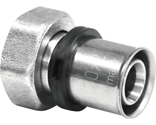 Rohrverschraubung mit Überwurfmutter, 20 x 2 Millimeter