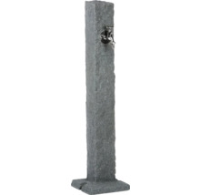 Gartenzapfsäule aus Stein mit Wasserhahn