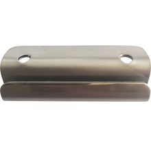 Rohrverbinder aus Metall mit zwei Löchern