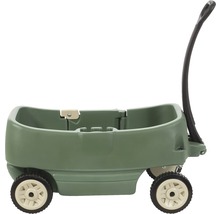 Gartenwagen mit Zuggriff und vier Rädern