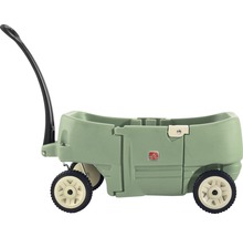Gartentransportwagen mit Griff und vier Rädern
