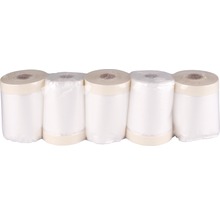 Packung mit fünf Abdeckfolien zum Schutz beim Malen