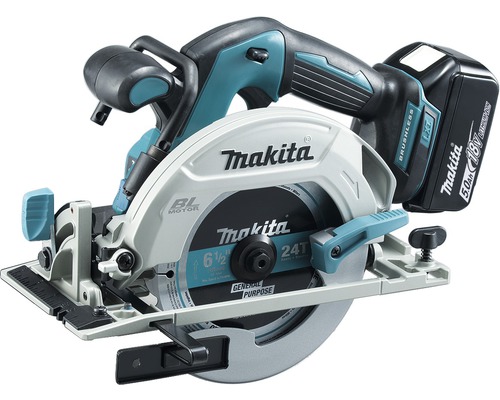 Akku-Handkreissäge Makita DHS680RTJ 18 V inkl. 2 Akkus (5,0Ah) und Ladegerät Makita Handkreissäge mit Akku