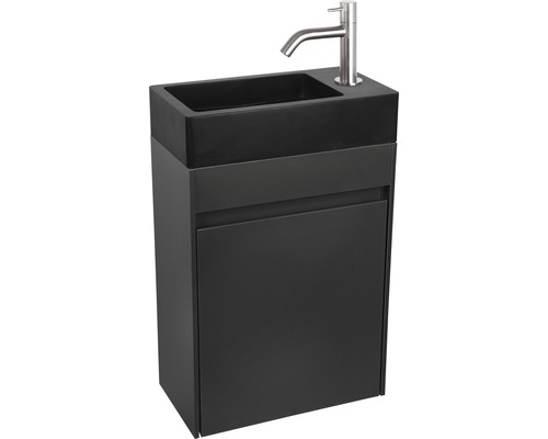 Waschtisch mit Unterschrank und Armatur