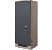 Hochschrank mit zwei Türen und Griffen