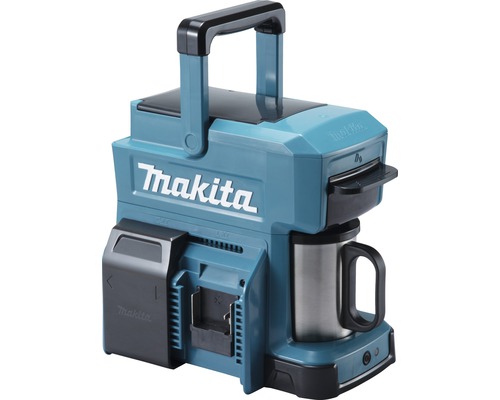Akku-Kaffeemaschine Makita DCM501Z, ohne Akku und Ladegerät Makita Akku Kaffeemaschine mit Edelstahlbecher