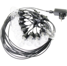 Lichterkette mit klaren Leuchtmitteln und Stecker