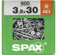 Spax Schrauben 3,5 x 30 mm, Packung mit 600 Stück